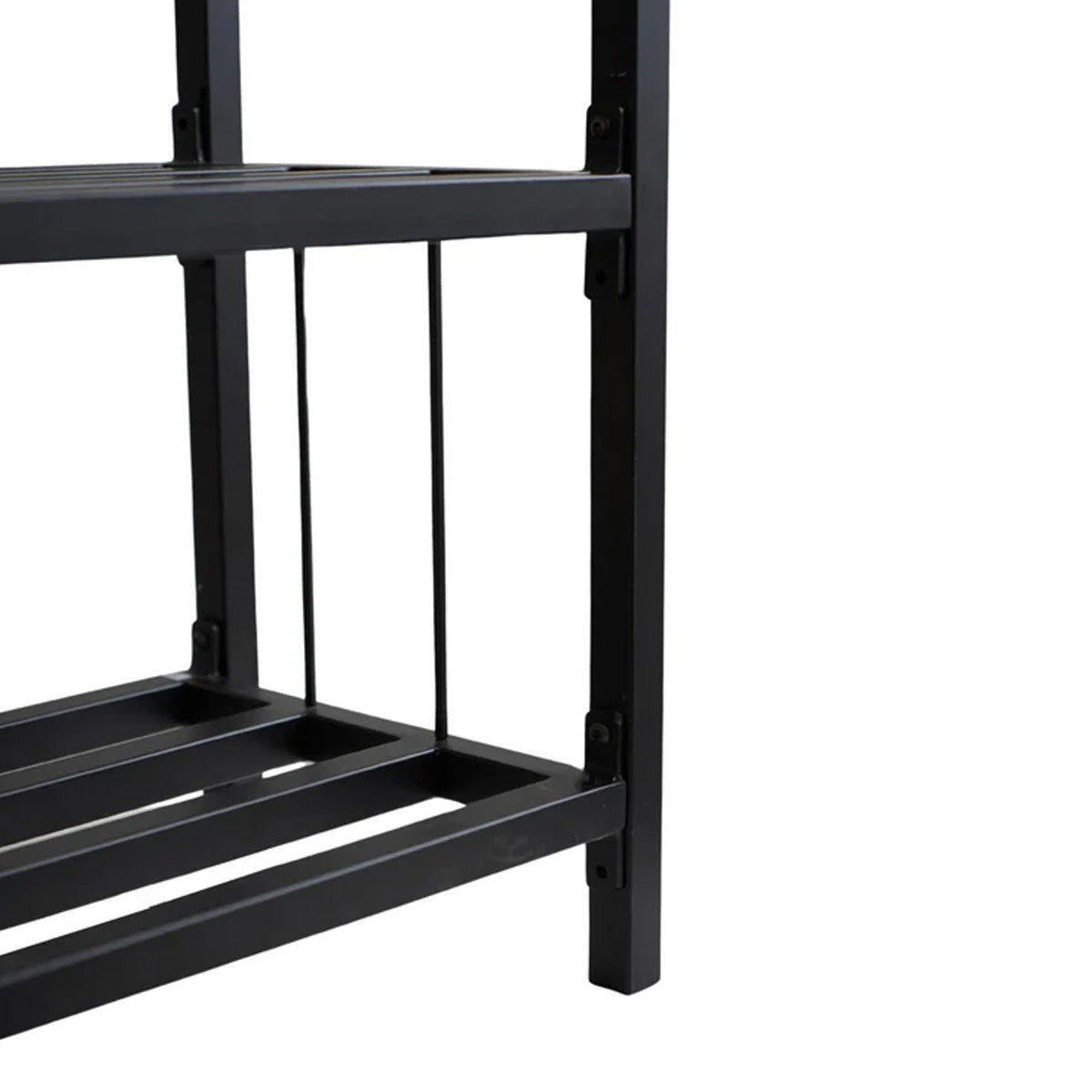 Ivyline Tall Square Shelved Log Storage