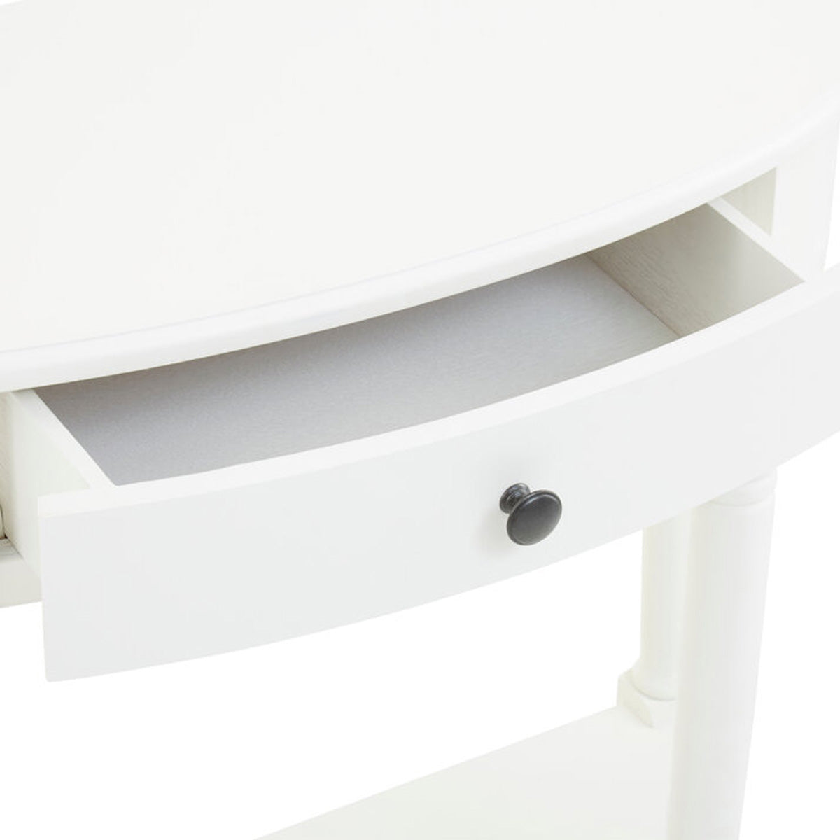 Beaumonde Home Heritage Semi Circle One Drawer Console Table