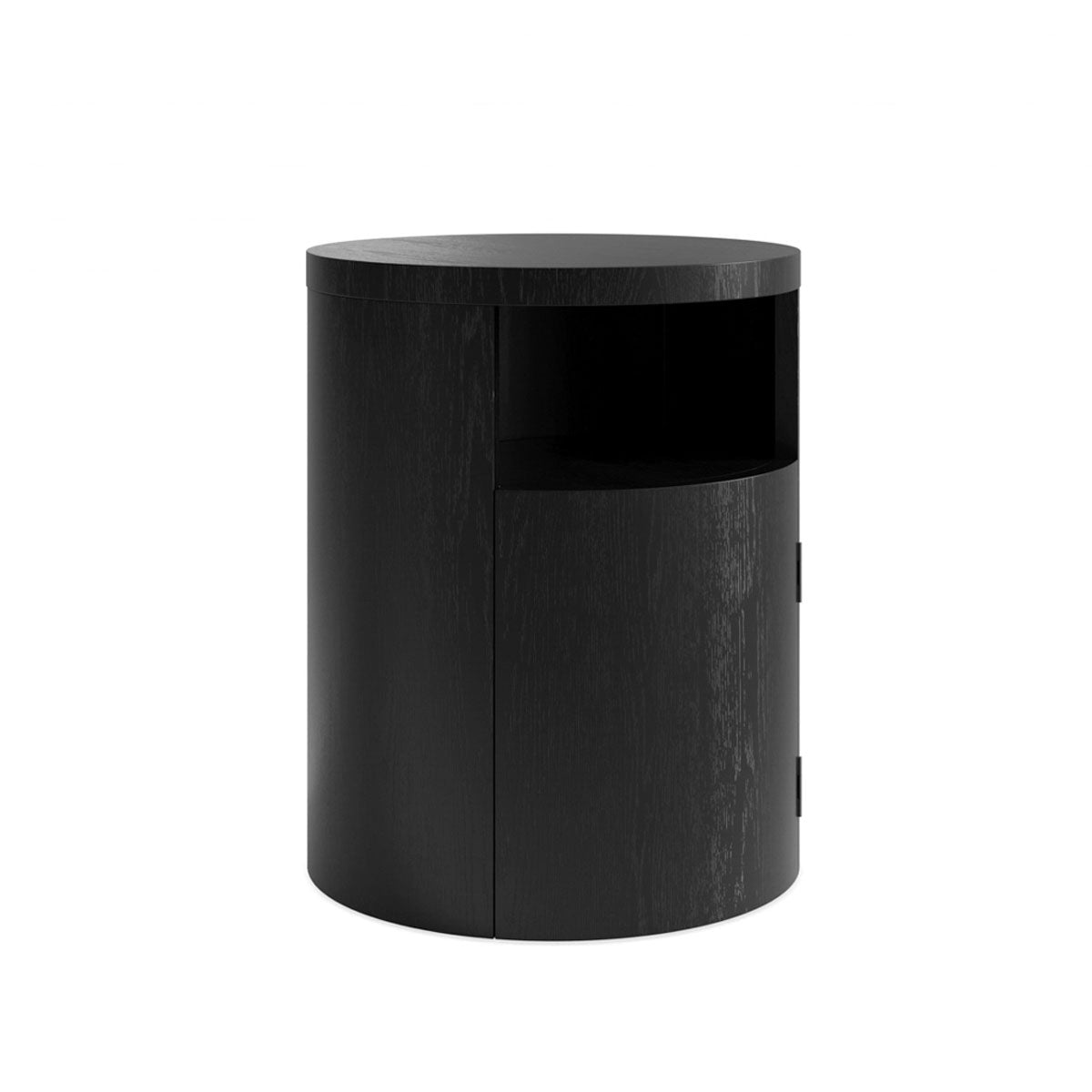 HO+ME Yori Black Bedside Cabinet