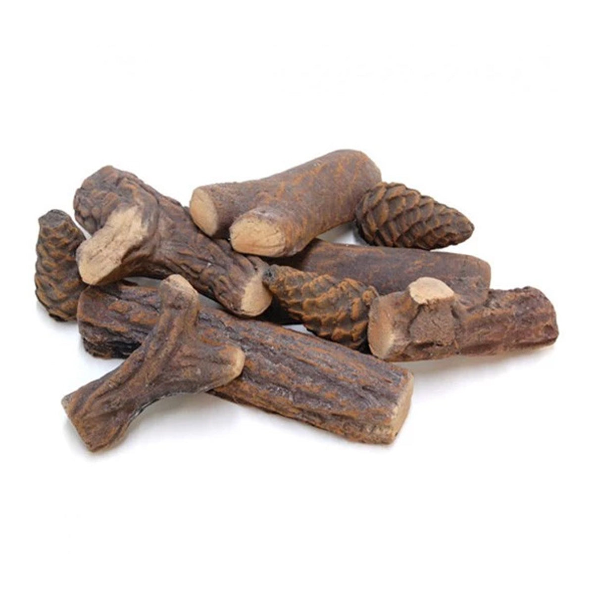 ScandiFlames Ceramics Wood 9 pcs.