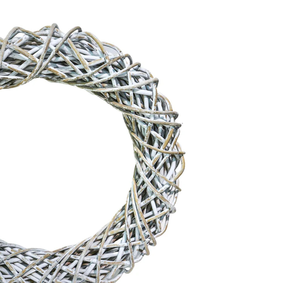Ivyline Rattan Wreath White