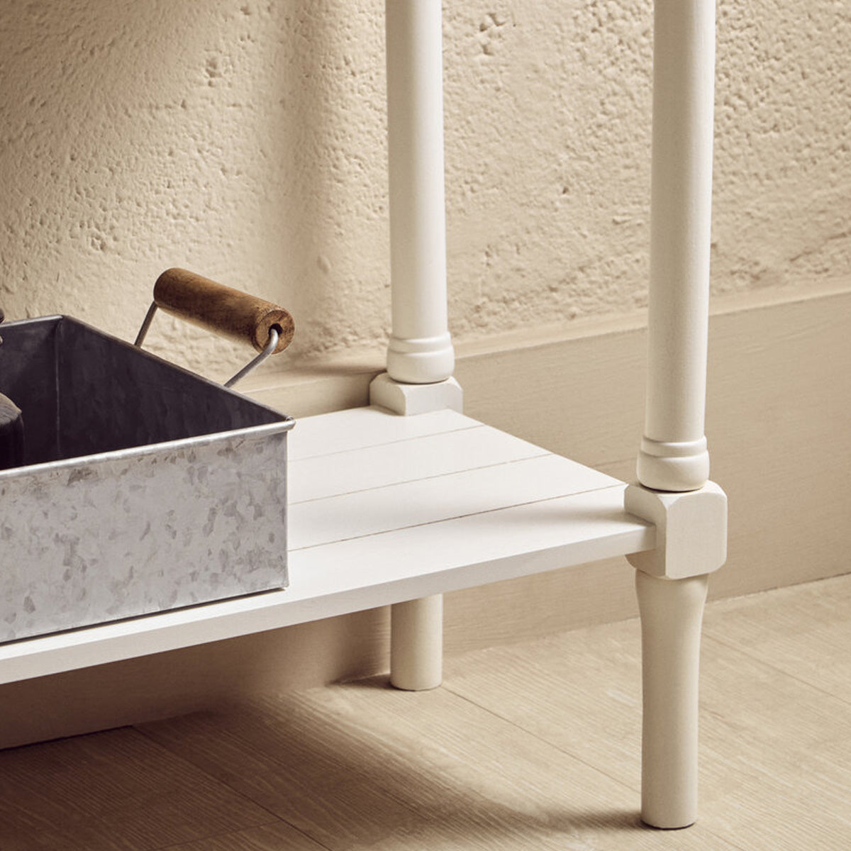Beaumonde Home Heritage 2 Drawer Ivory Console Table