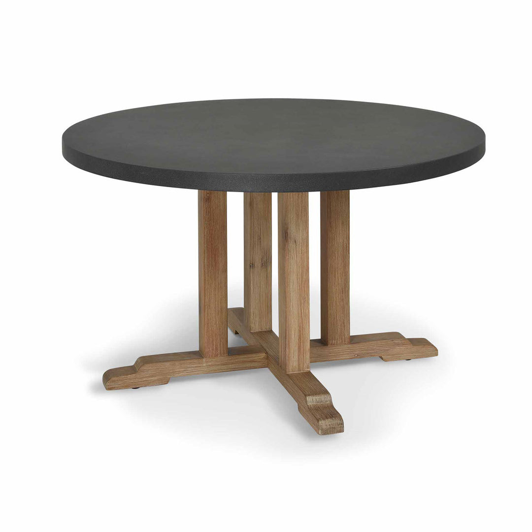 Garden Trading Burcot Round Dining Table Medium Slate Grey