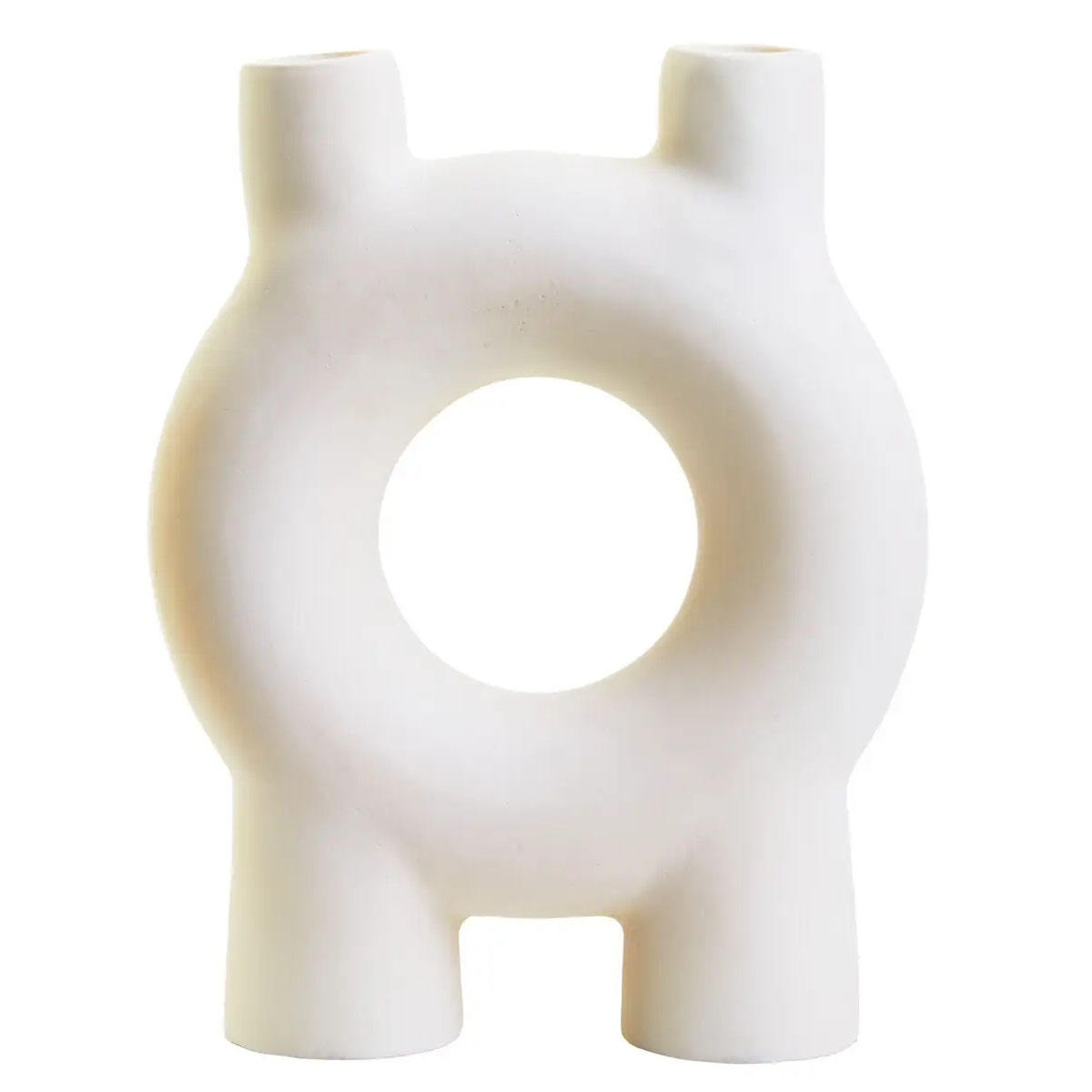 Beaumonde Home Hapax Small Cream Candle Holder
