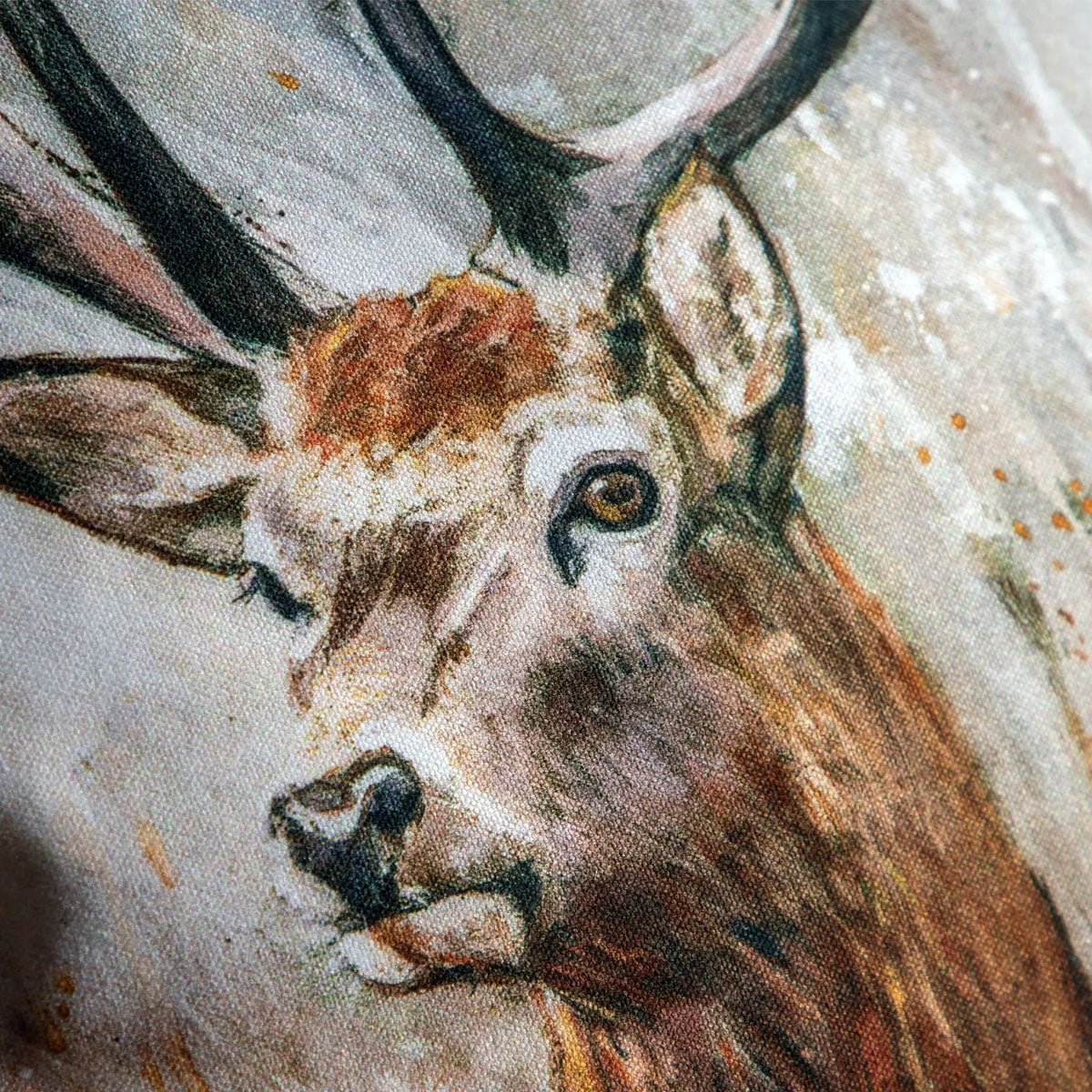 Gallery Direct Woodland Stag Cushion