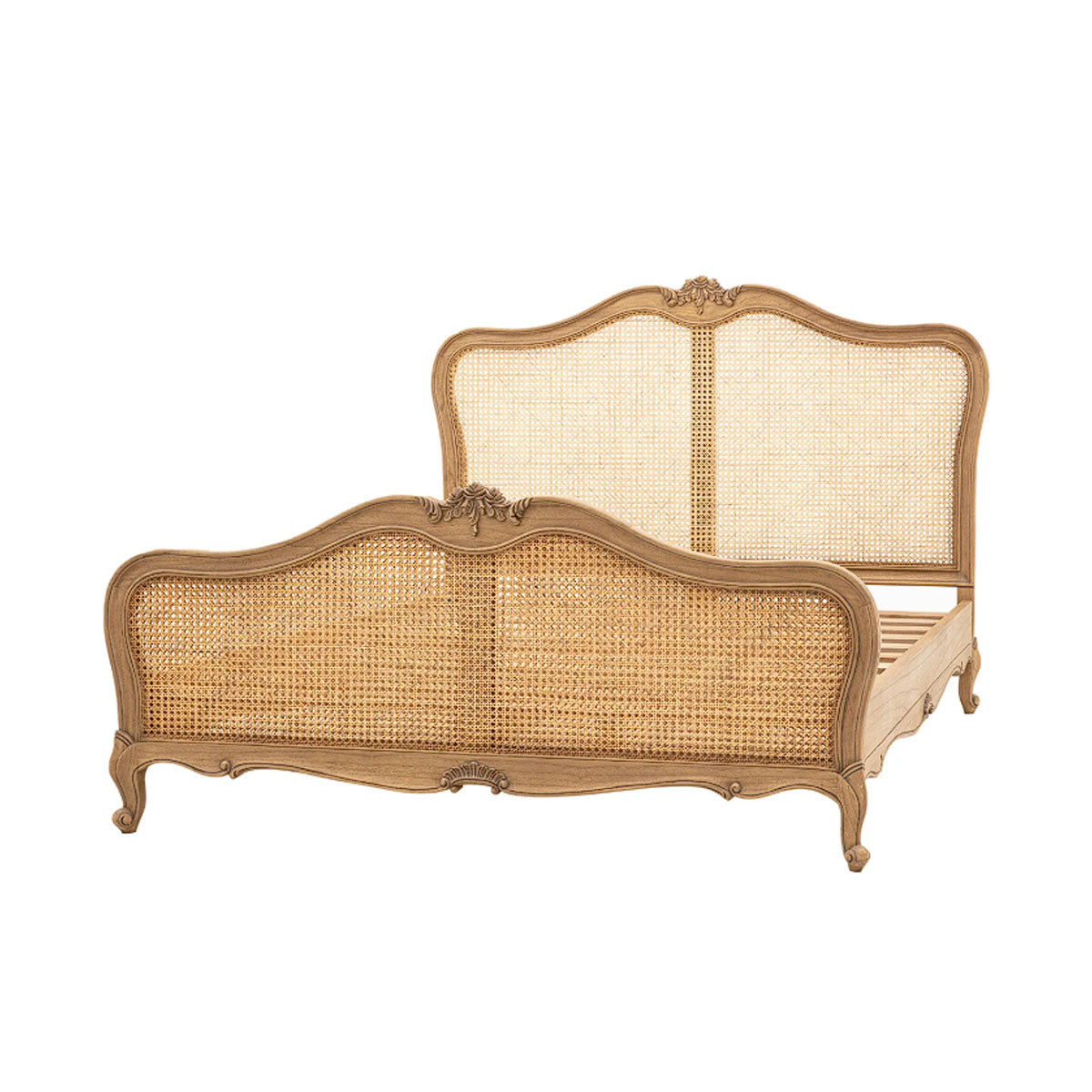 Gallery Direct Chic Cane Bed Weathered
