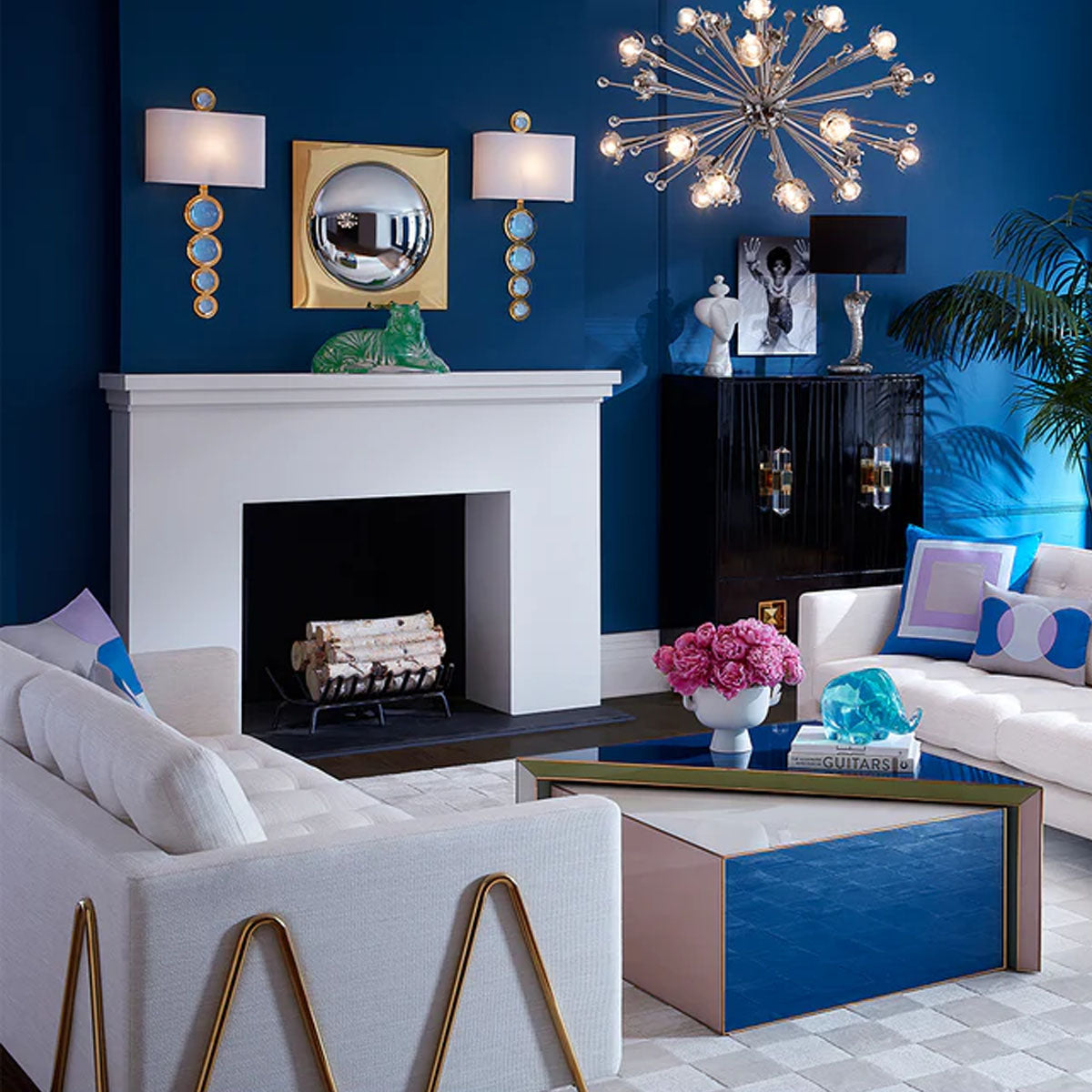 Jonathan Adler Globo Sconce - White Shade