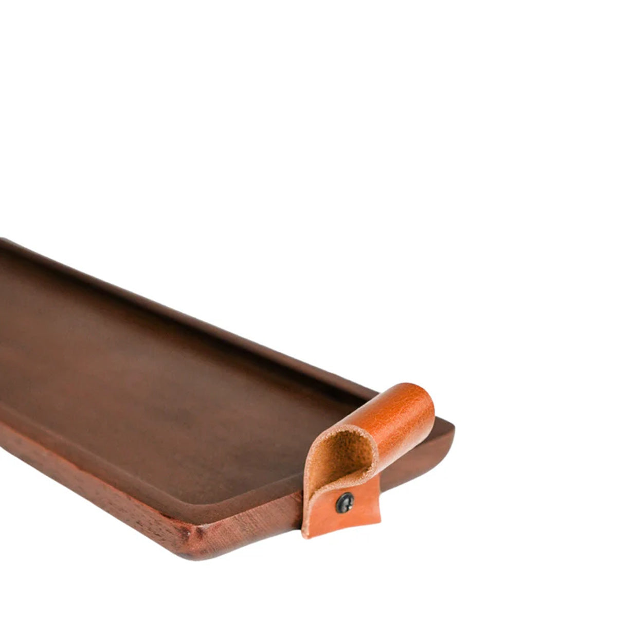 Ivyline Harvey Walnut Wooden Candle Tray