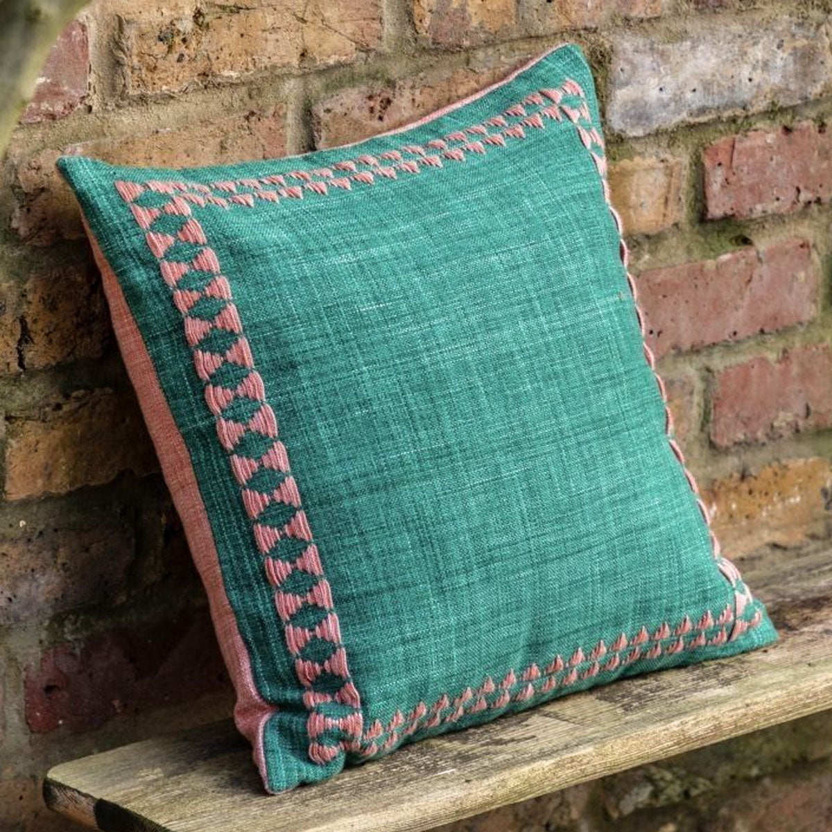 Gallery Direct Kai Embroider Border Cushion