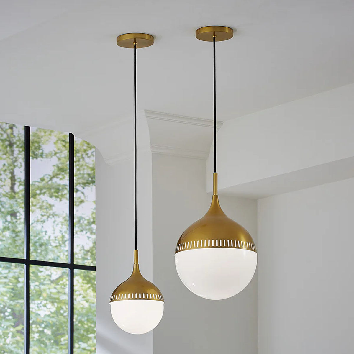 Jonathan Adler Rio Pendant - Antique Brass