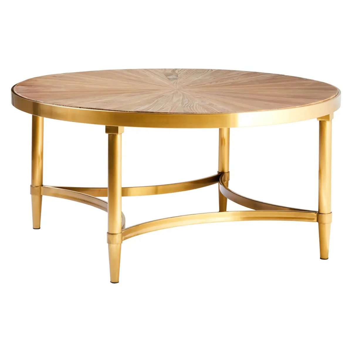 Beaumonde Home Jana Coffee Table With Curved Frame