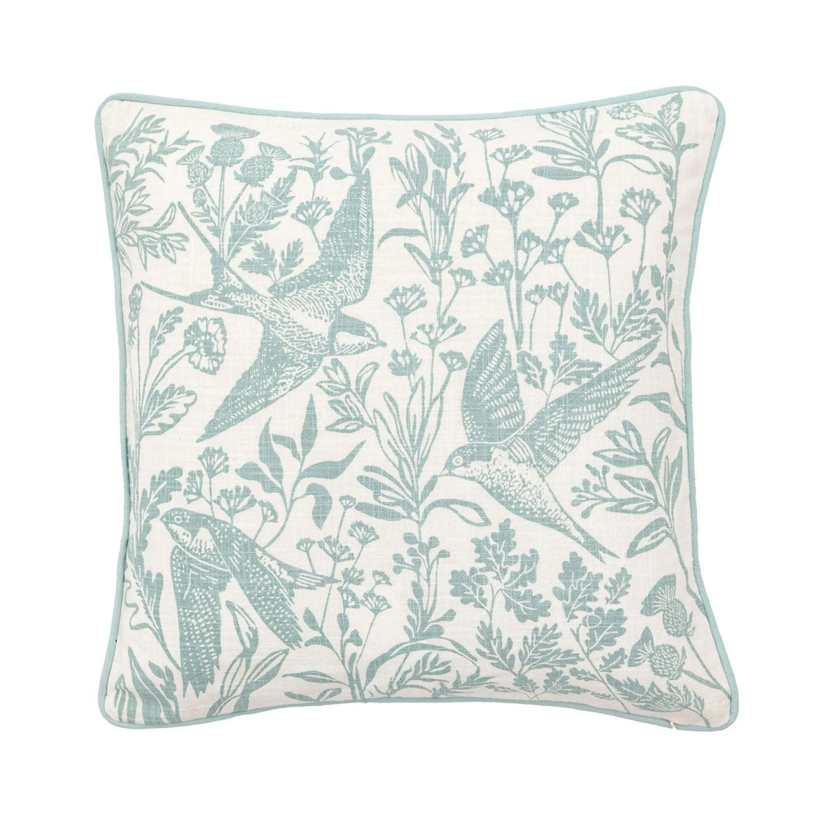Gallery Direct Rosley Birds Cushion Duck Egg