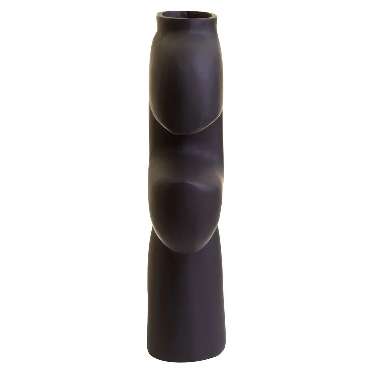 Beaumonde Home Hapax Abstract Small Black Vase