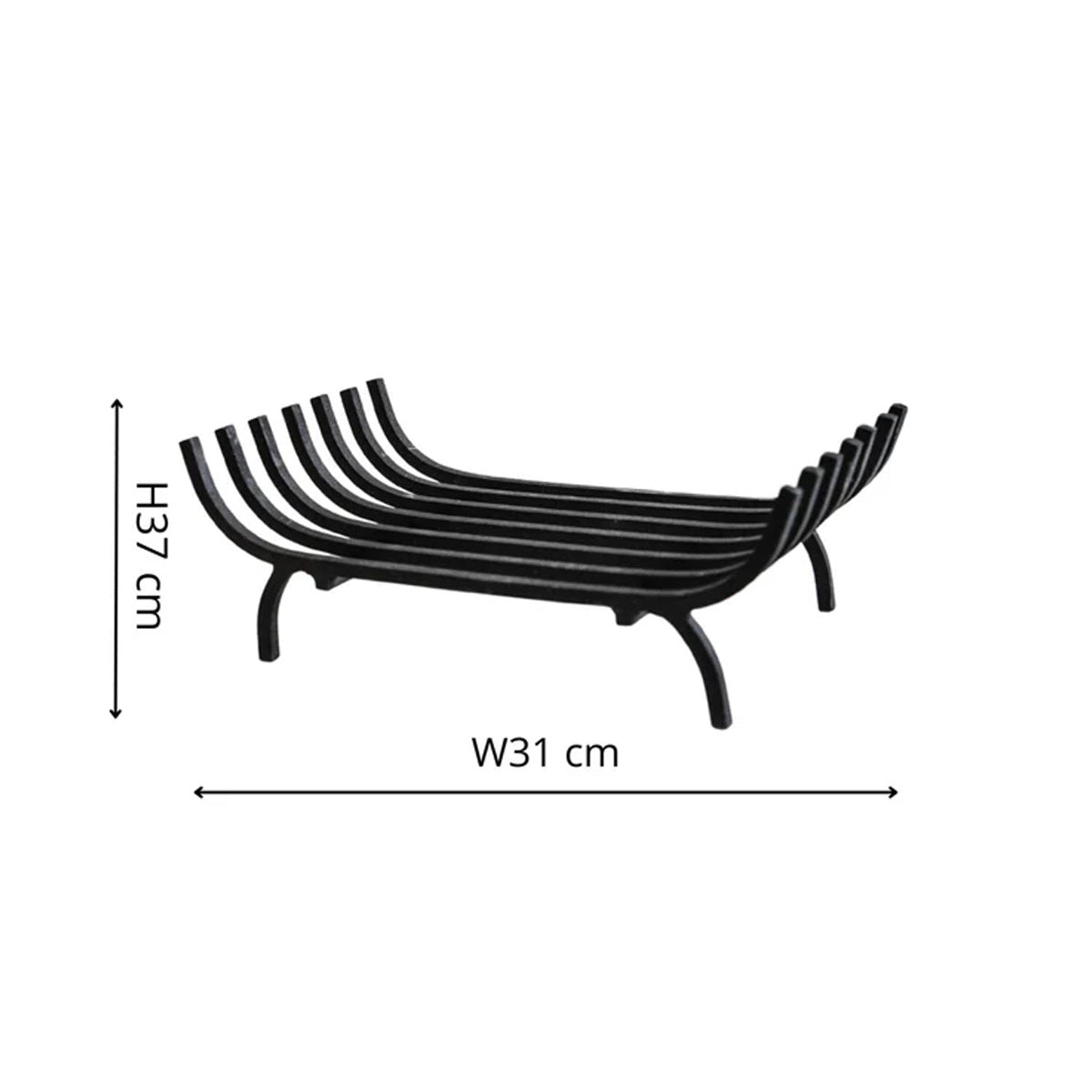 Ivyline Black Fire Grate
