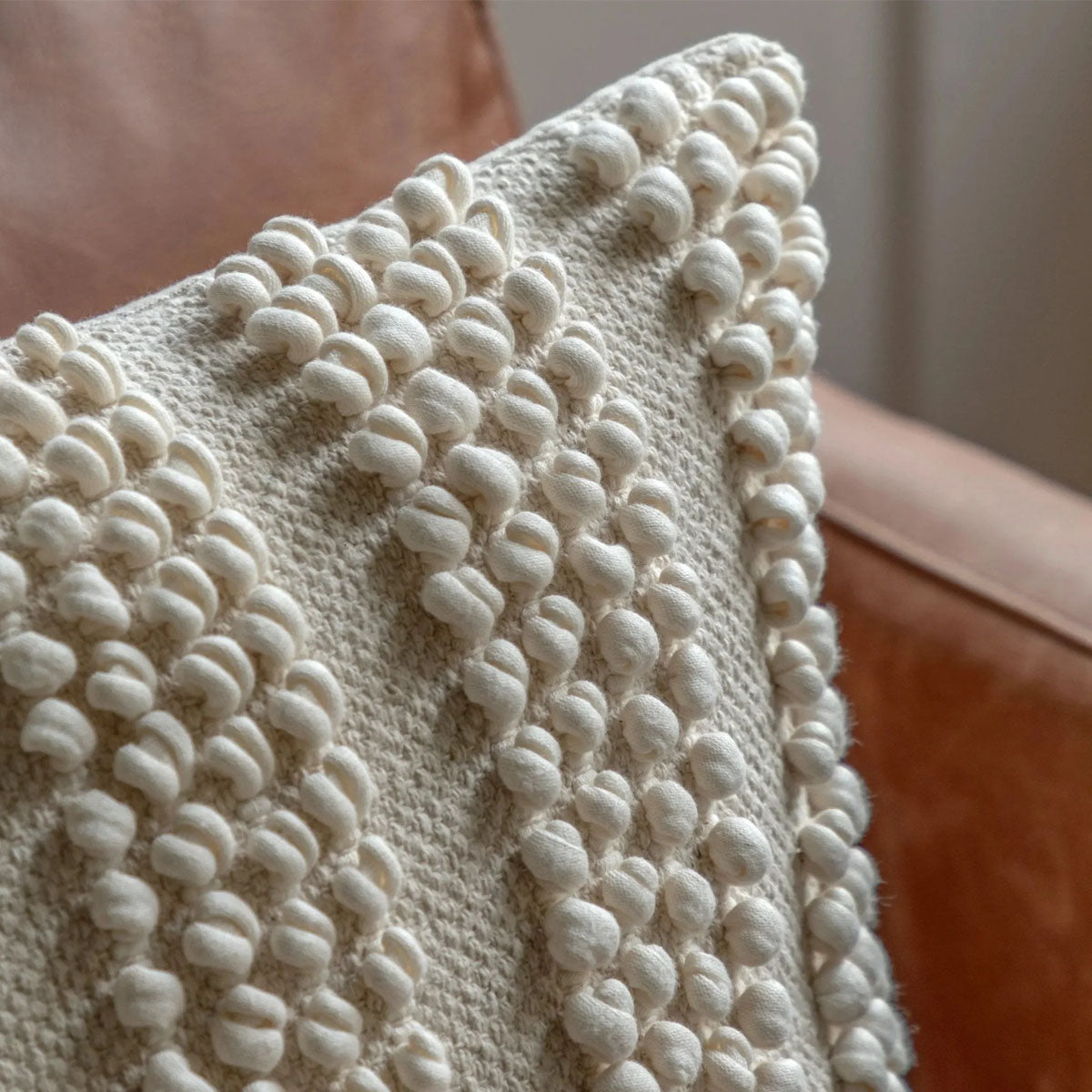 Gallery Direct Henton Textured Cushion Cream