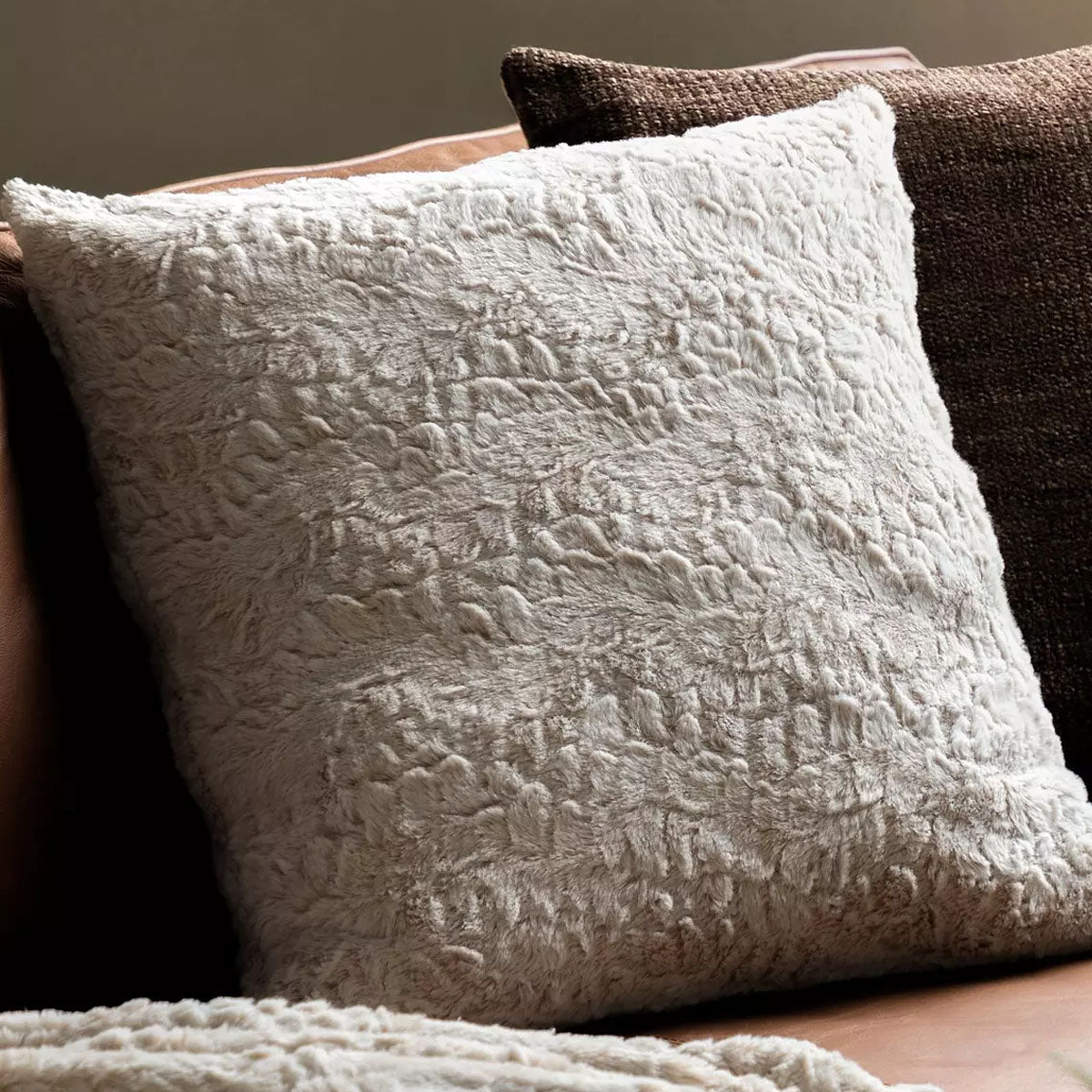 Gallery Direct Hampshire Double Sided Faux Fur Cushion