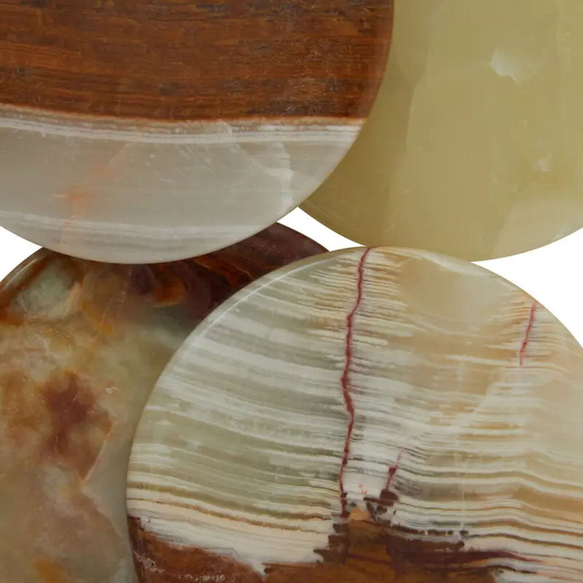 Beaumonde Home Oleena Set Of Four Onyx Coasters