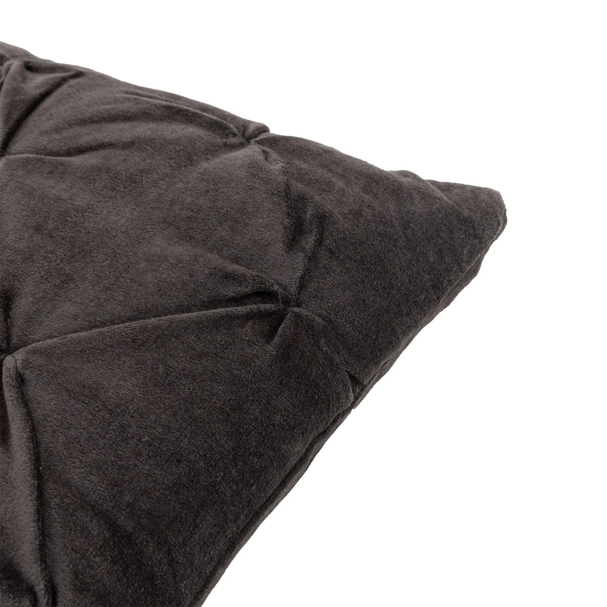 Gallery Direct Opulent Velvet Cushion Charcoal
