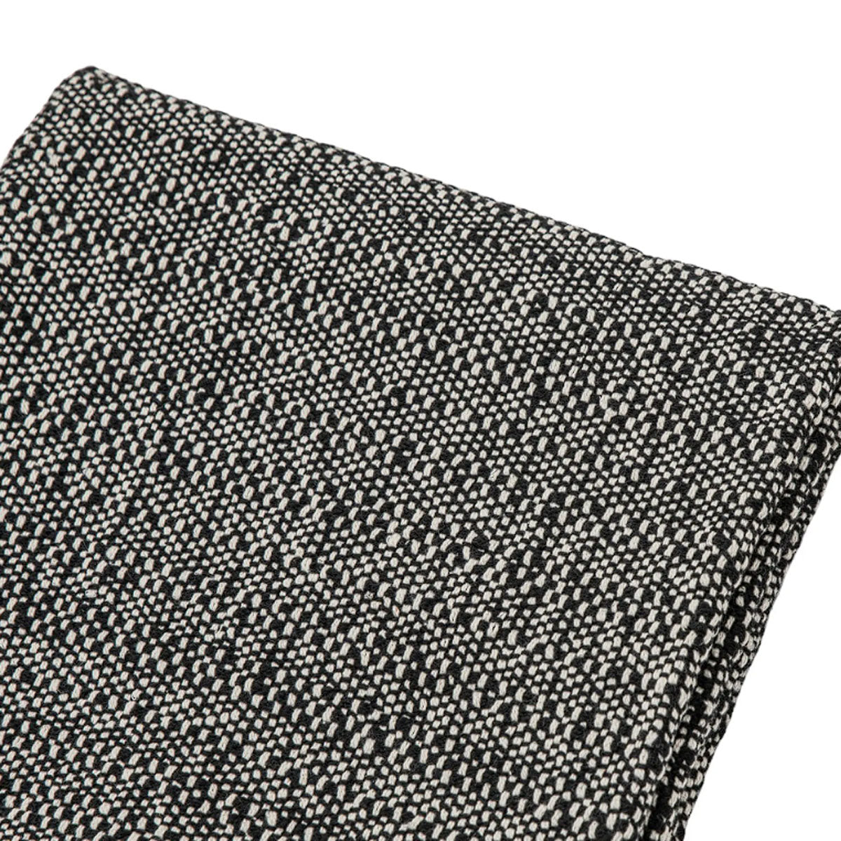 Gallery Direct Woven Throw with Tassels Black