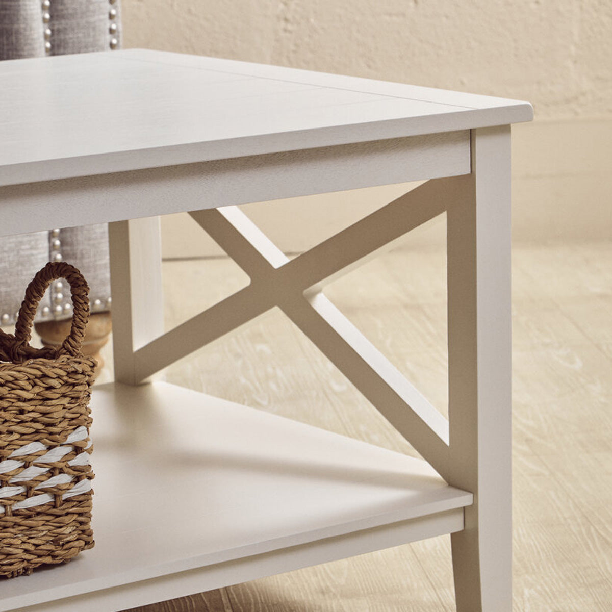 Beaumonde Home Heritage Ivory Rectangular Coffee Table