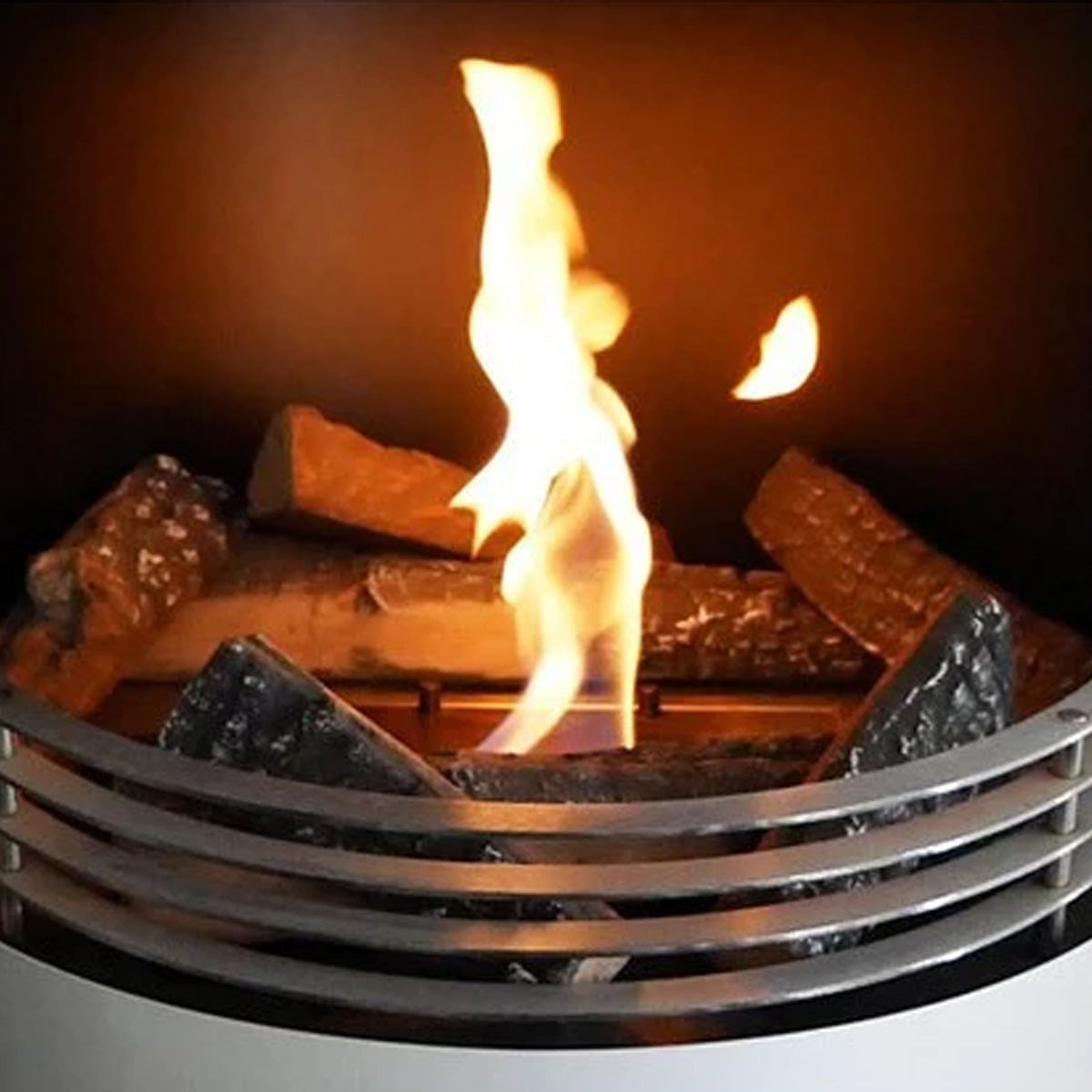 ScandiFlames Ceramics Wood 8 pcs.