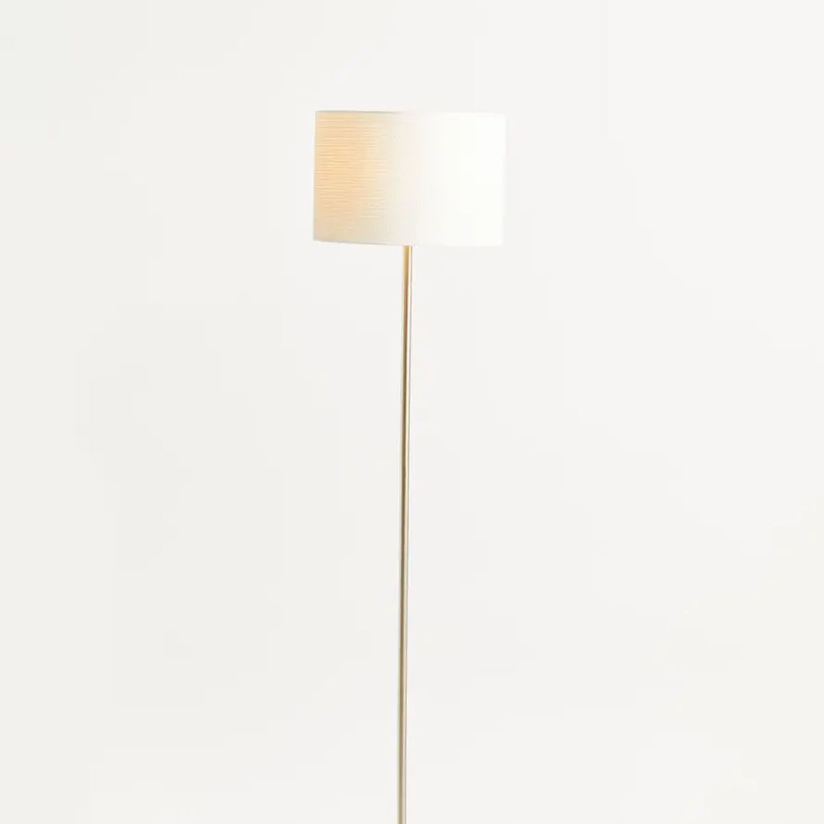 Beaumonde Home Forma Cream Waffle Effect Shade Floor Lamp