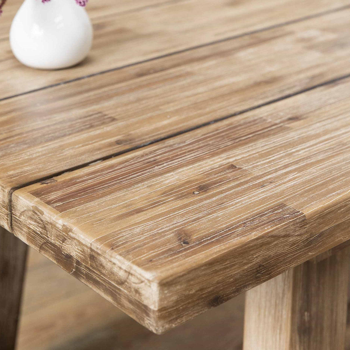 Garden Trading Chilford Solid Wood Table & Bench Set Small