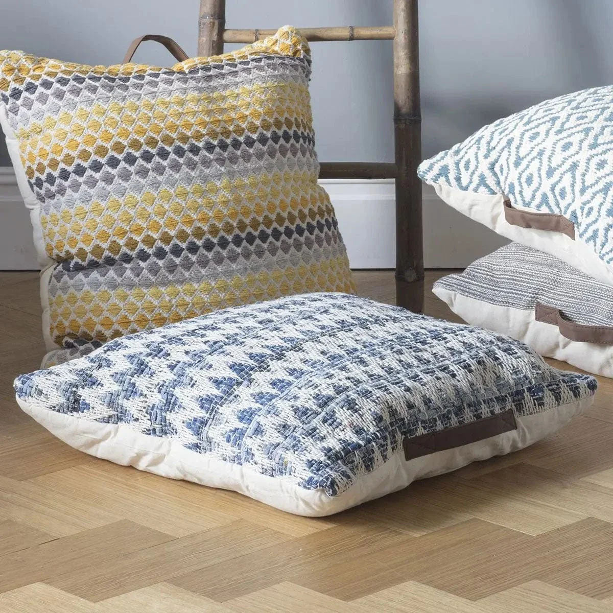 Gallery Direct Varberg Floor Cushion Blue