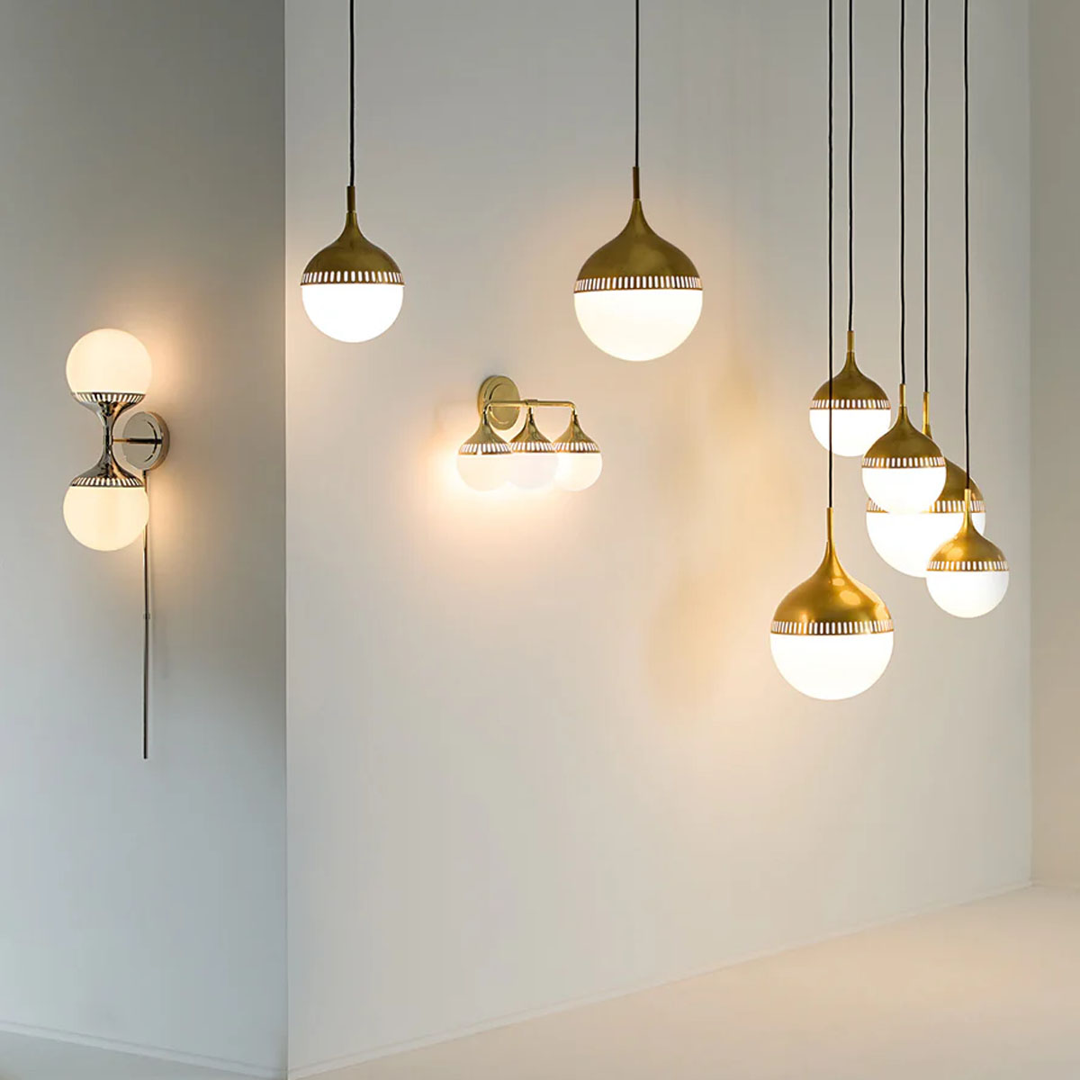 Jonathan Adler Rio Pendant - Antique Brass