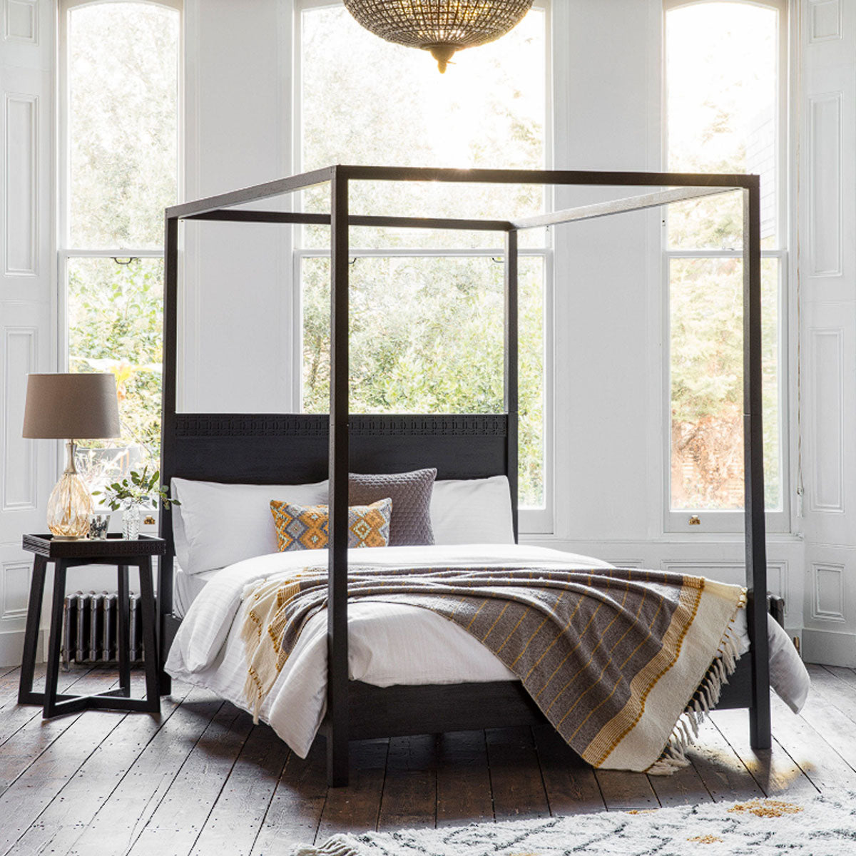 Gallery Direct Boho Boutique 4 Poster Bed