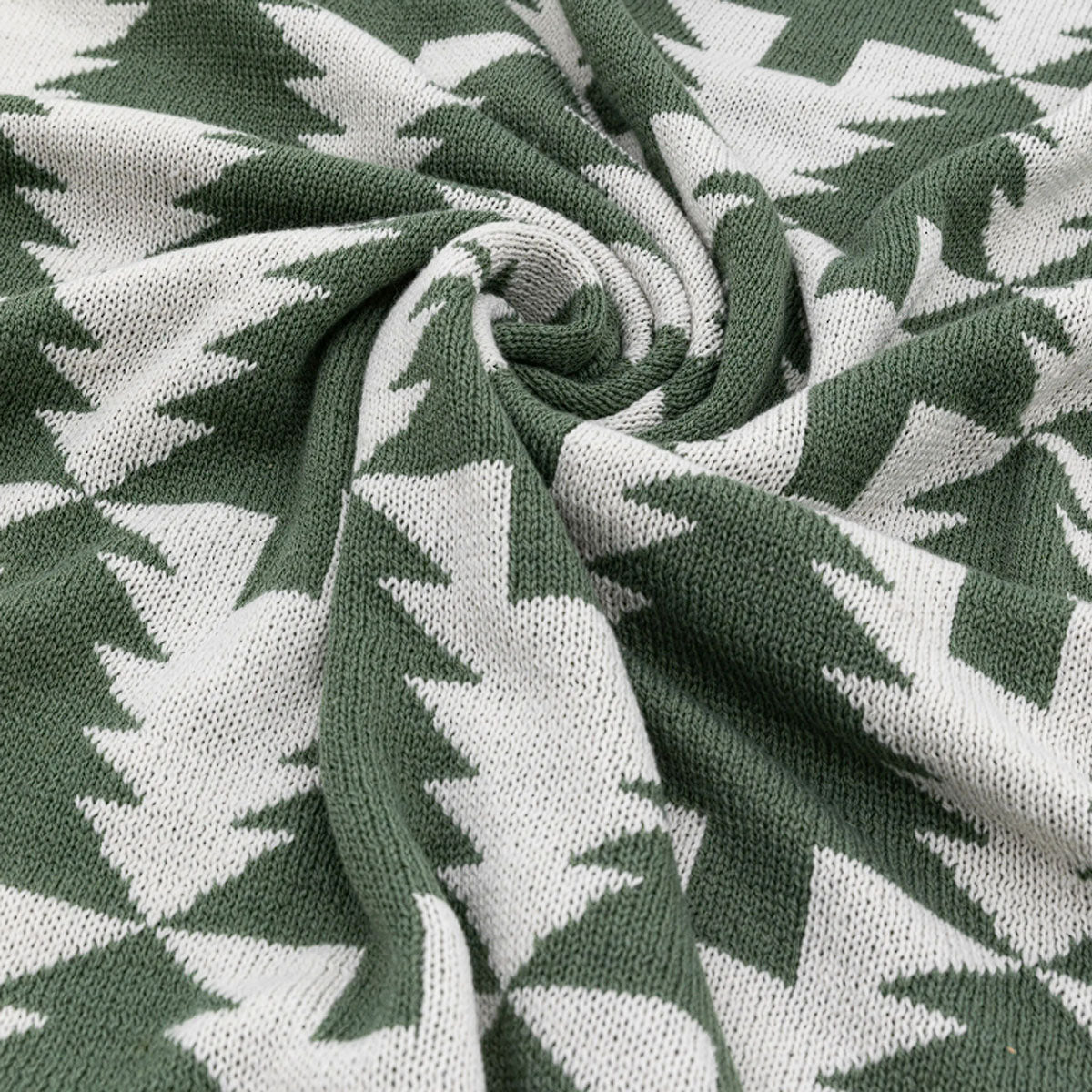 Gallery Direct Natures Forest Knitted Tree Throw