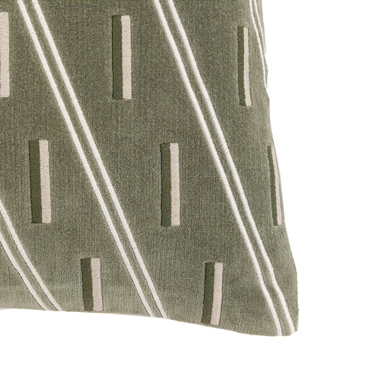 Gallery Direct Noa Velvet Cushion Olive