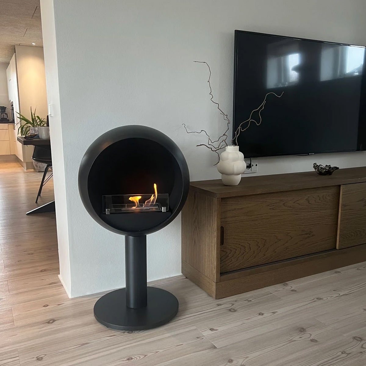 ScandiFlames Edmonton Freestanding Bioethanol Fireplace