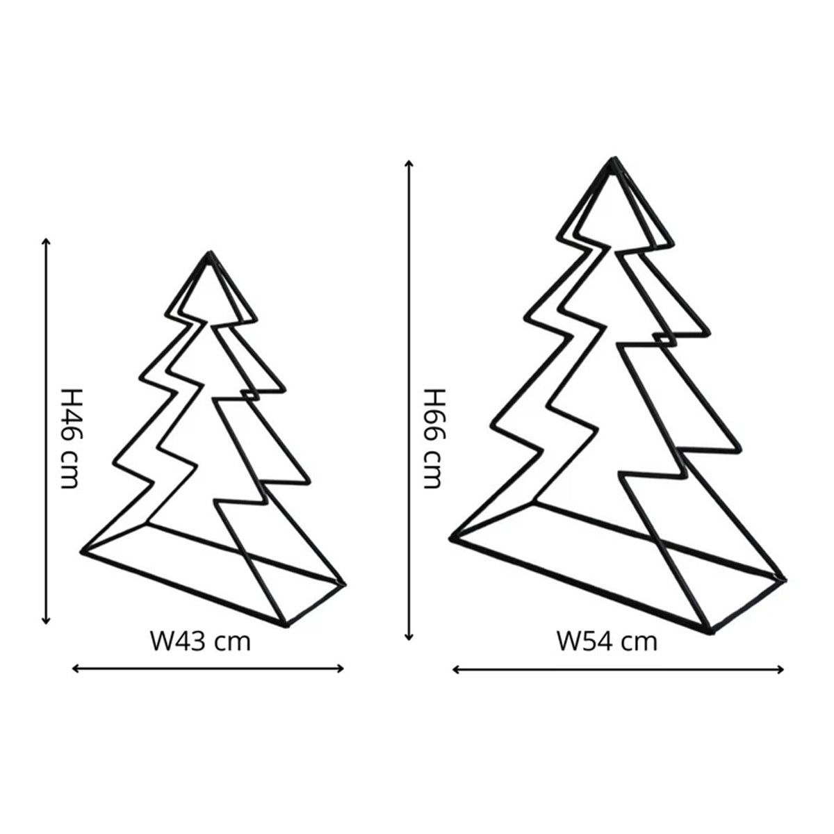 Ivyline Tree Log Holder Black Set of 2