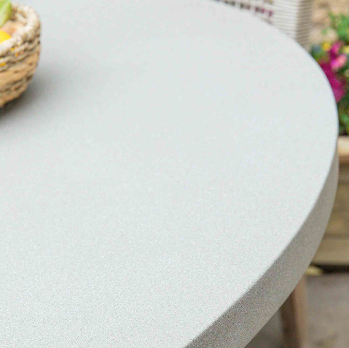 Garden Trading Burford Round Dining Table 120 cm Grey