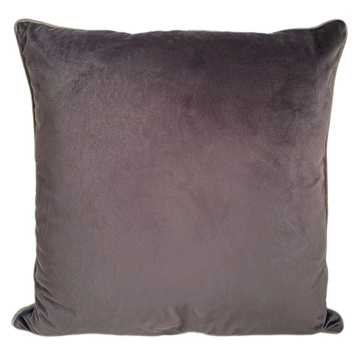 Malini Paul Moneypenny LargeTwofaced Orange/Choc Cushion