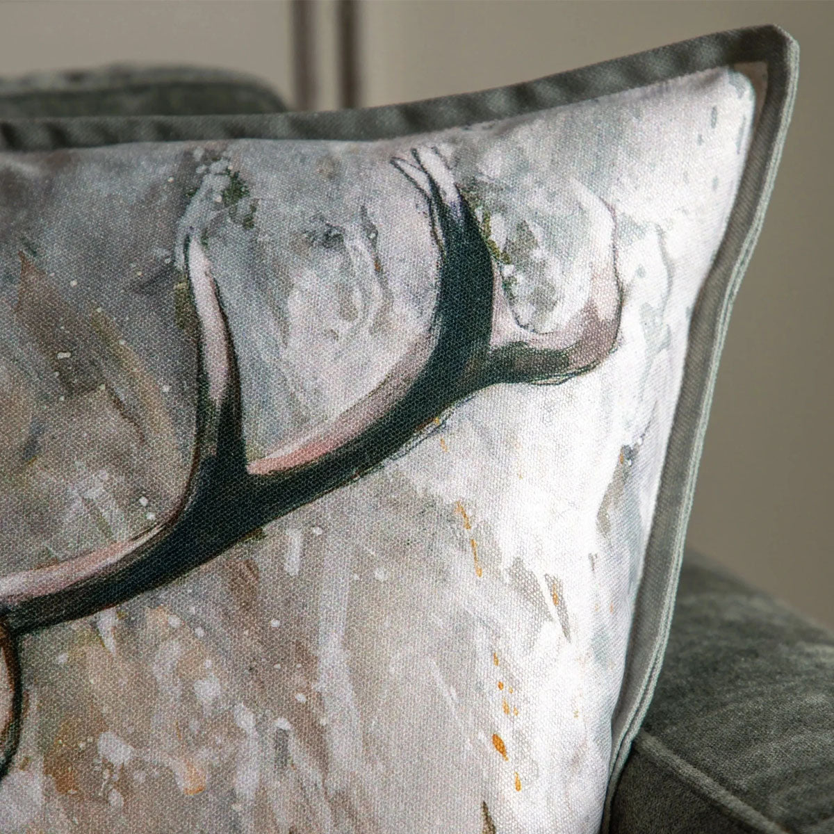 Gallery Direct Woodland Stag Cushion