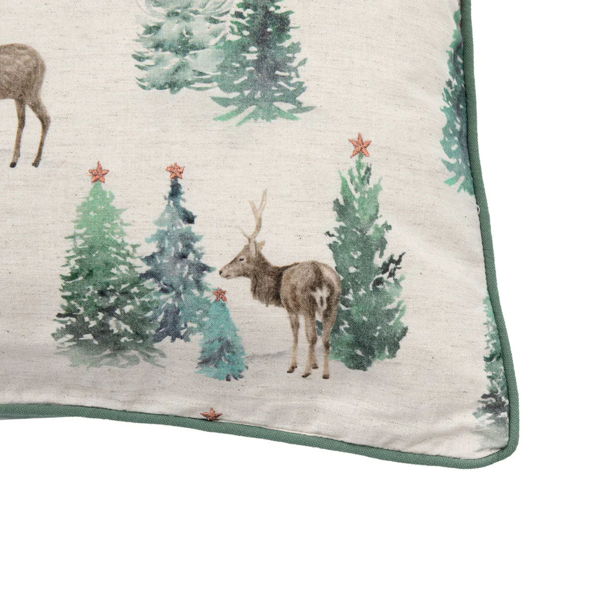 Gallery Direct Forest Stag and Deer Cushion