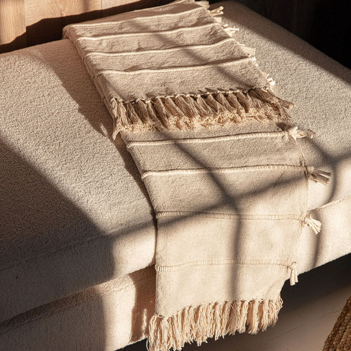 Gallery Direct Sattal Natural Throw