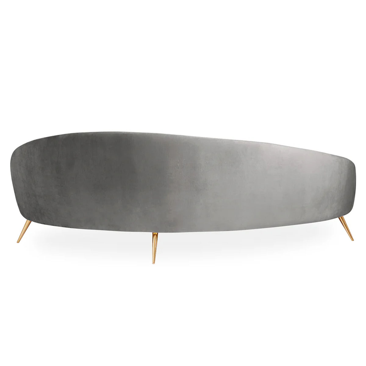 Jonathan Adler Ether Curved Sofa - Bergamo Graphite