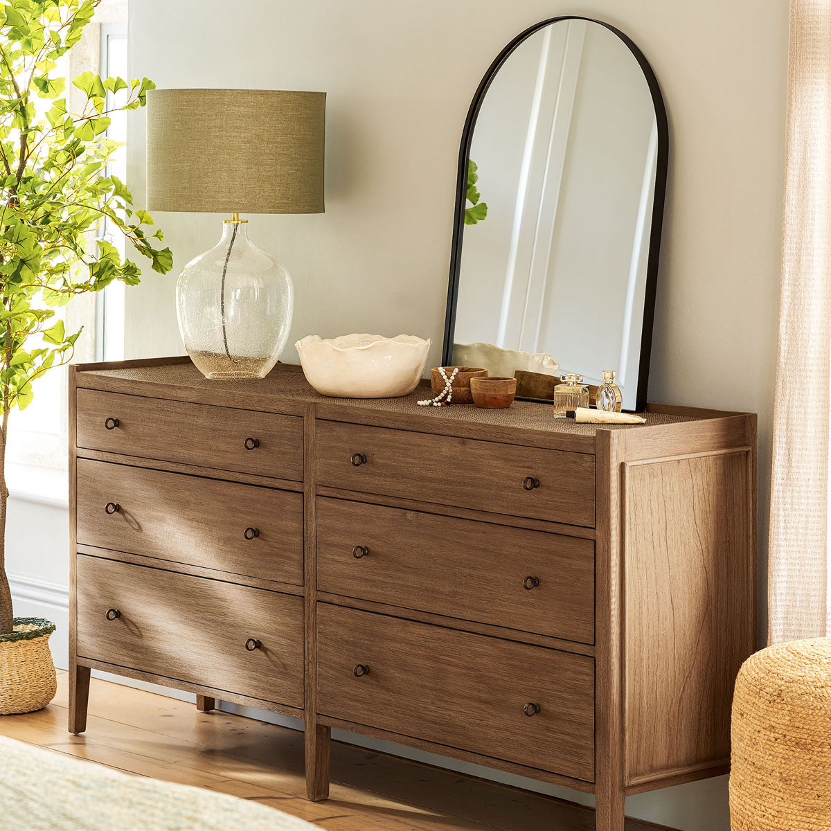 Garden Trading Chesterton Double Chest of Drawers Natural