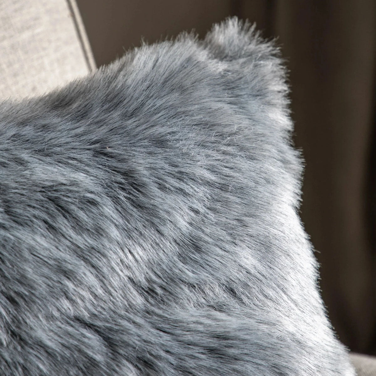 Gallery Direct Alaskan Faux Fur Cushion Premium