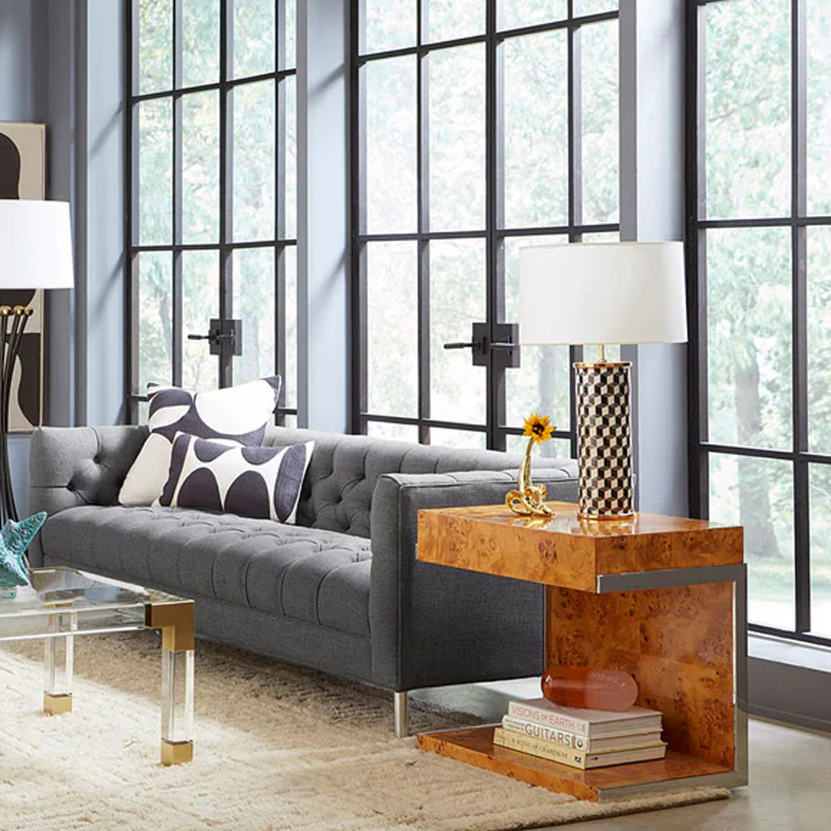 Jonathan Adler Bond Cantilevered Side Table