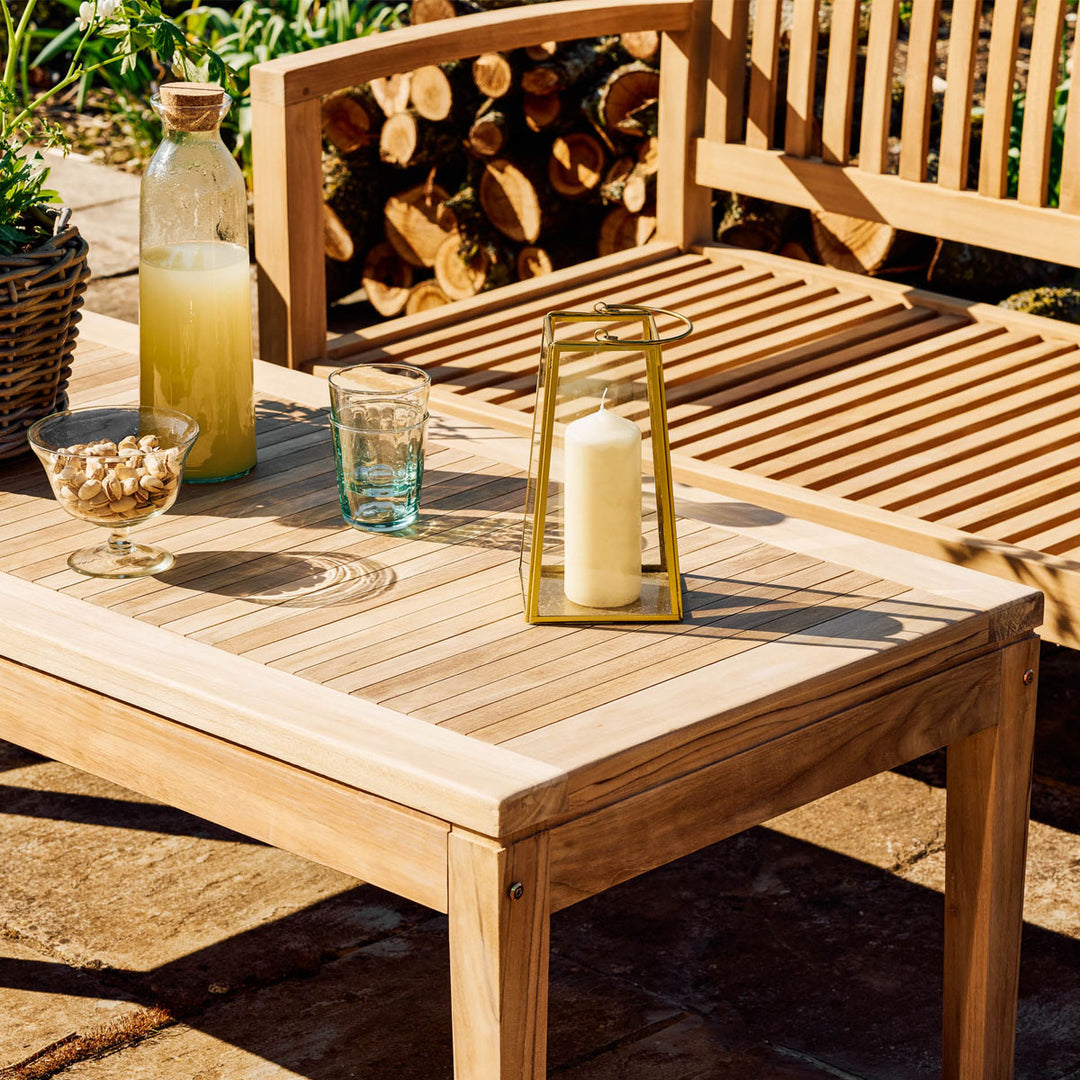 Garden Trading Comfort Teak 4 Seater & Coffee Table Set