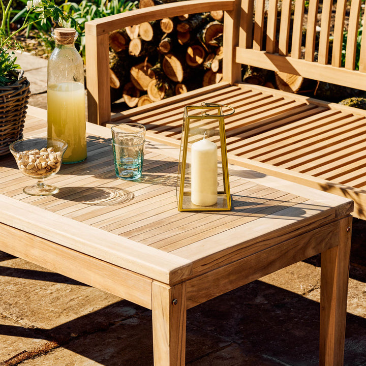 Garden Trading Comfort Teak 4 Seater & Coffee Table Set