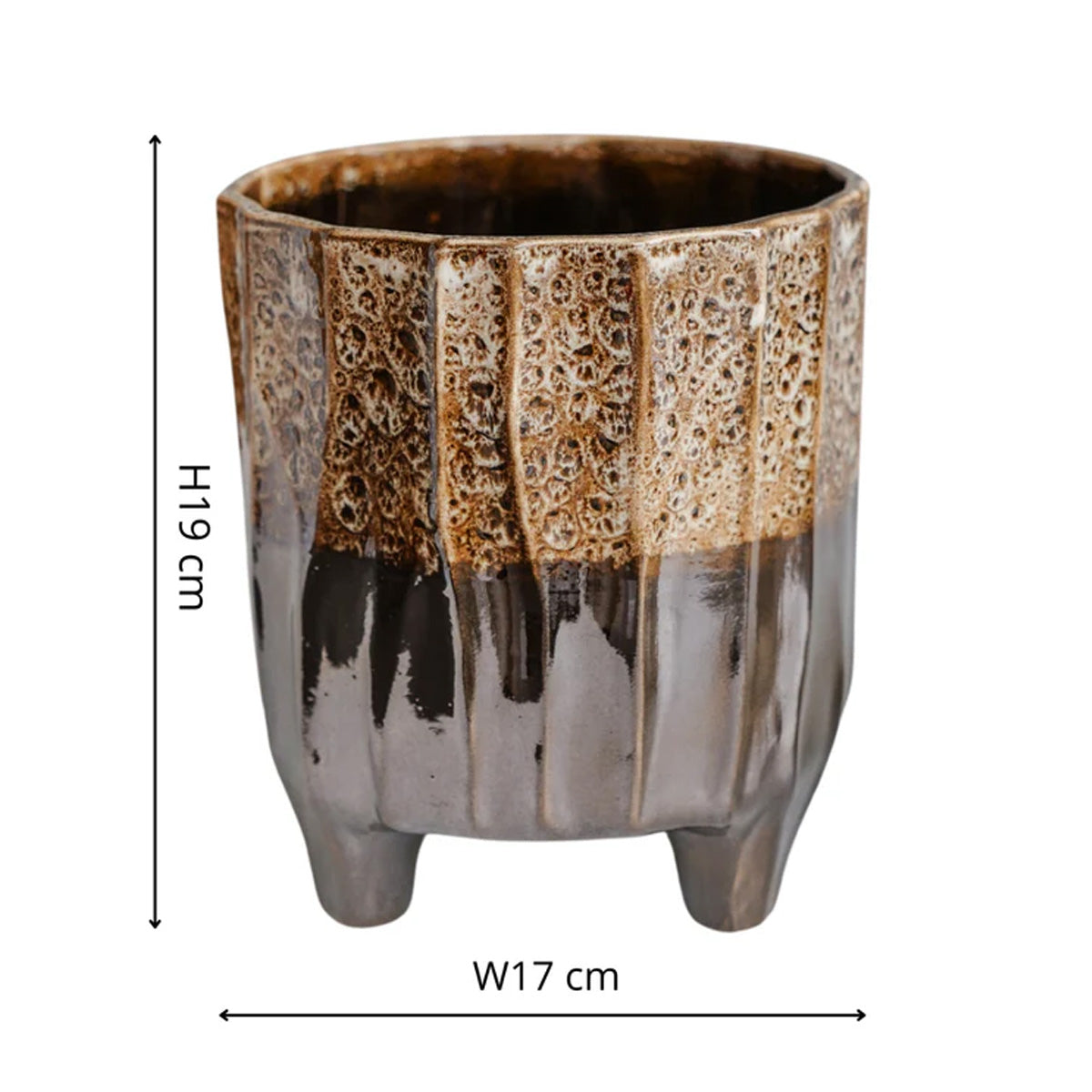 Ivyline Neve Neutral 3 Leg Planter