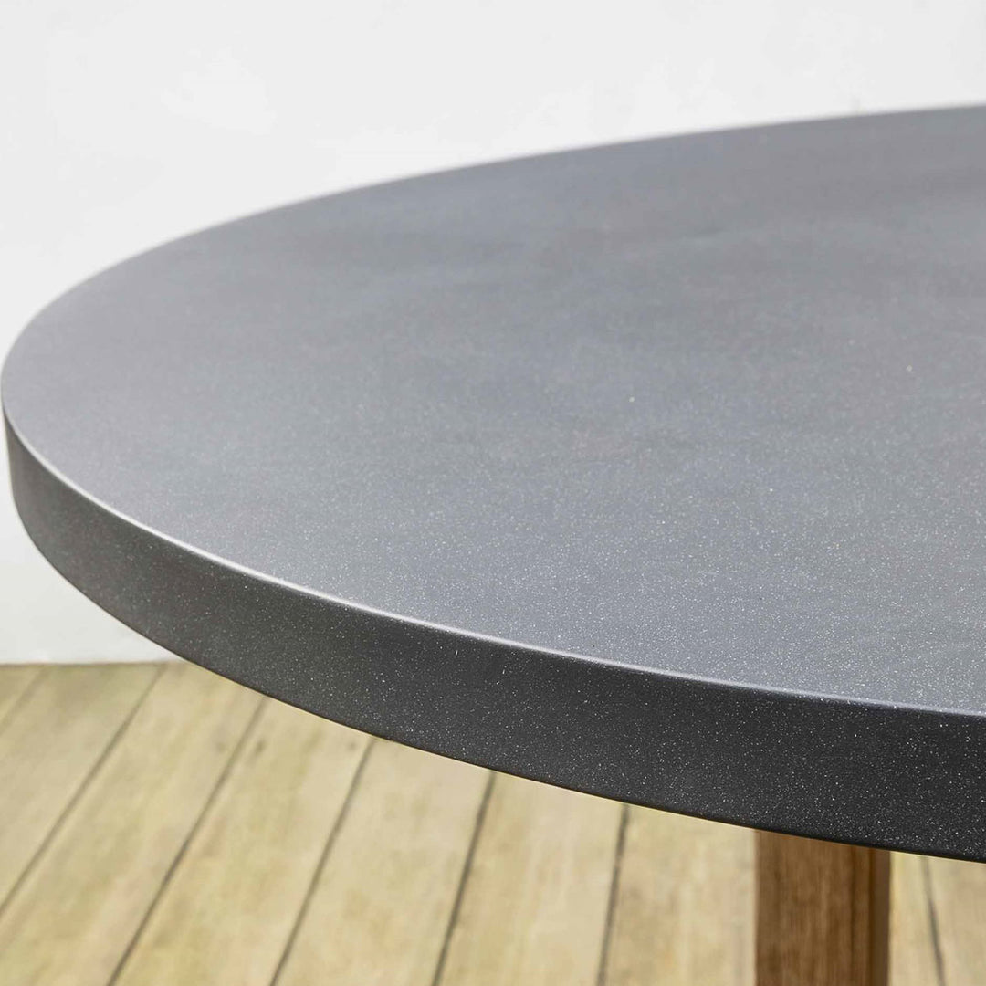 Garden Trading Burcot Round Dining Table Medium Slate Grey