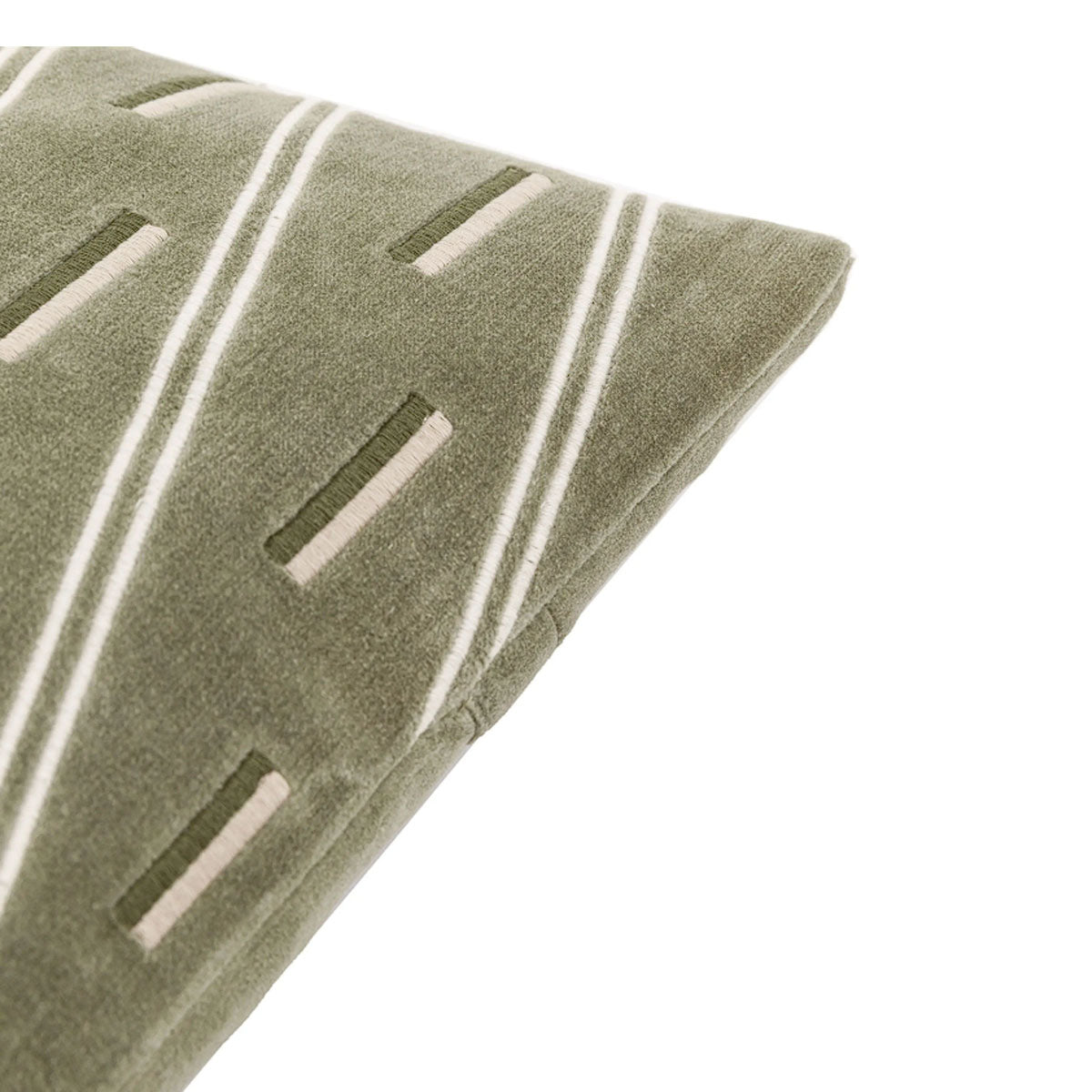 Gallery Direct Noa Velvet Cushion Olive