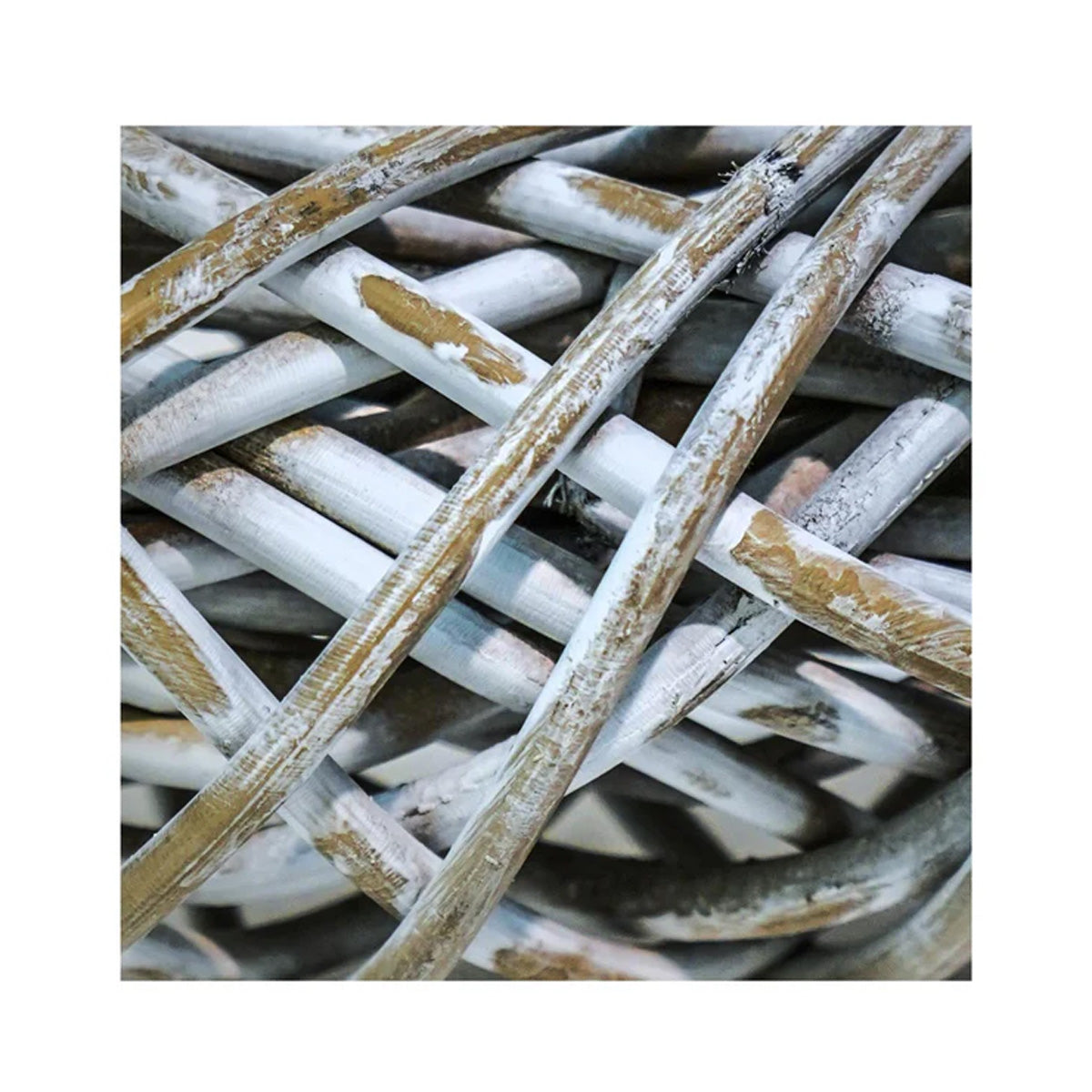 Ivyline Rattan Wreath White