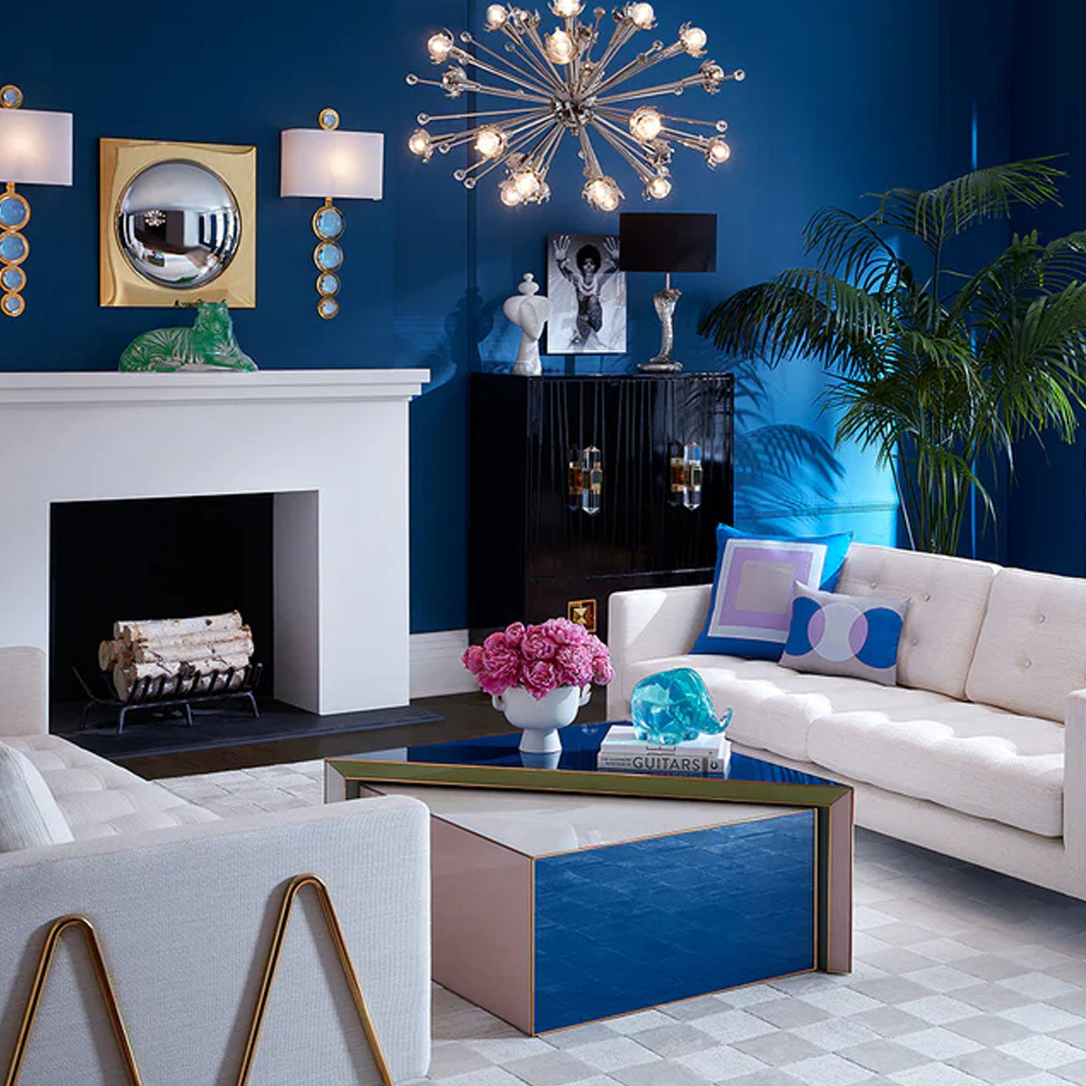 Jonathan Adler Sputnik Chandelier - Antique Brass